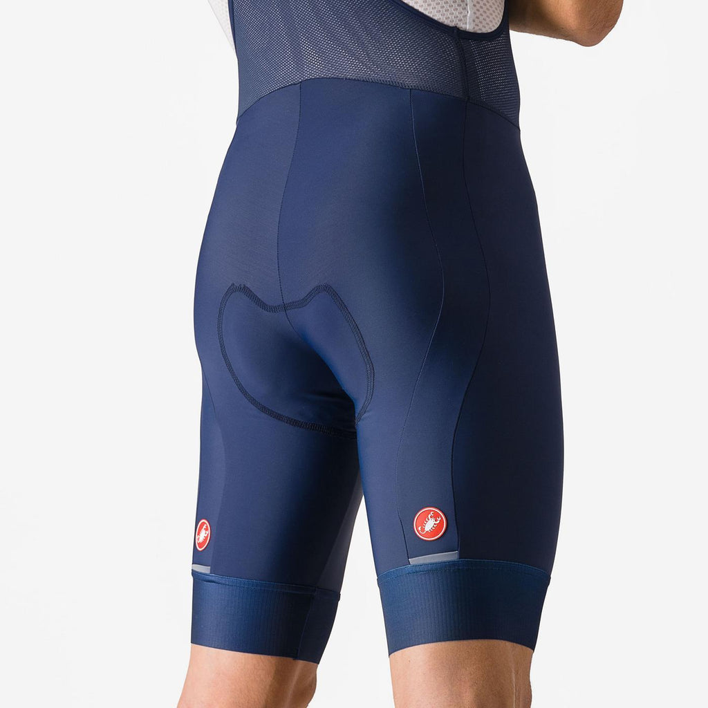 Calza Ciclista Castelli Entrata 2 Bibshort Azul envío a regiones desde Santiago
