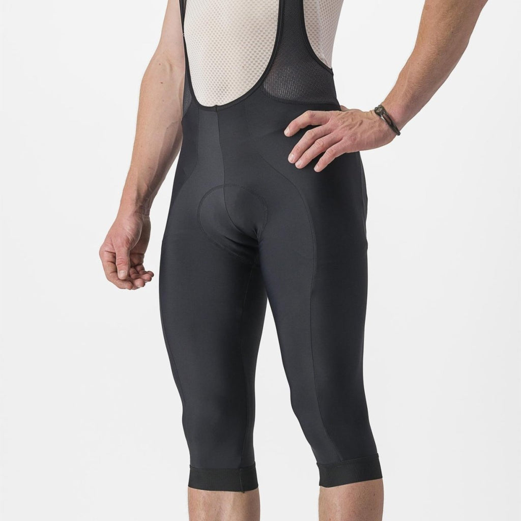 Calza Castelli 3/4 Entrata 2 Bibshort Negra Vitacura