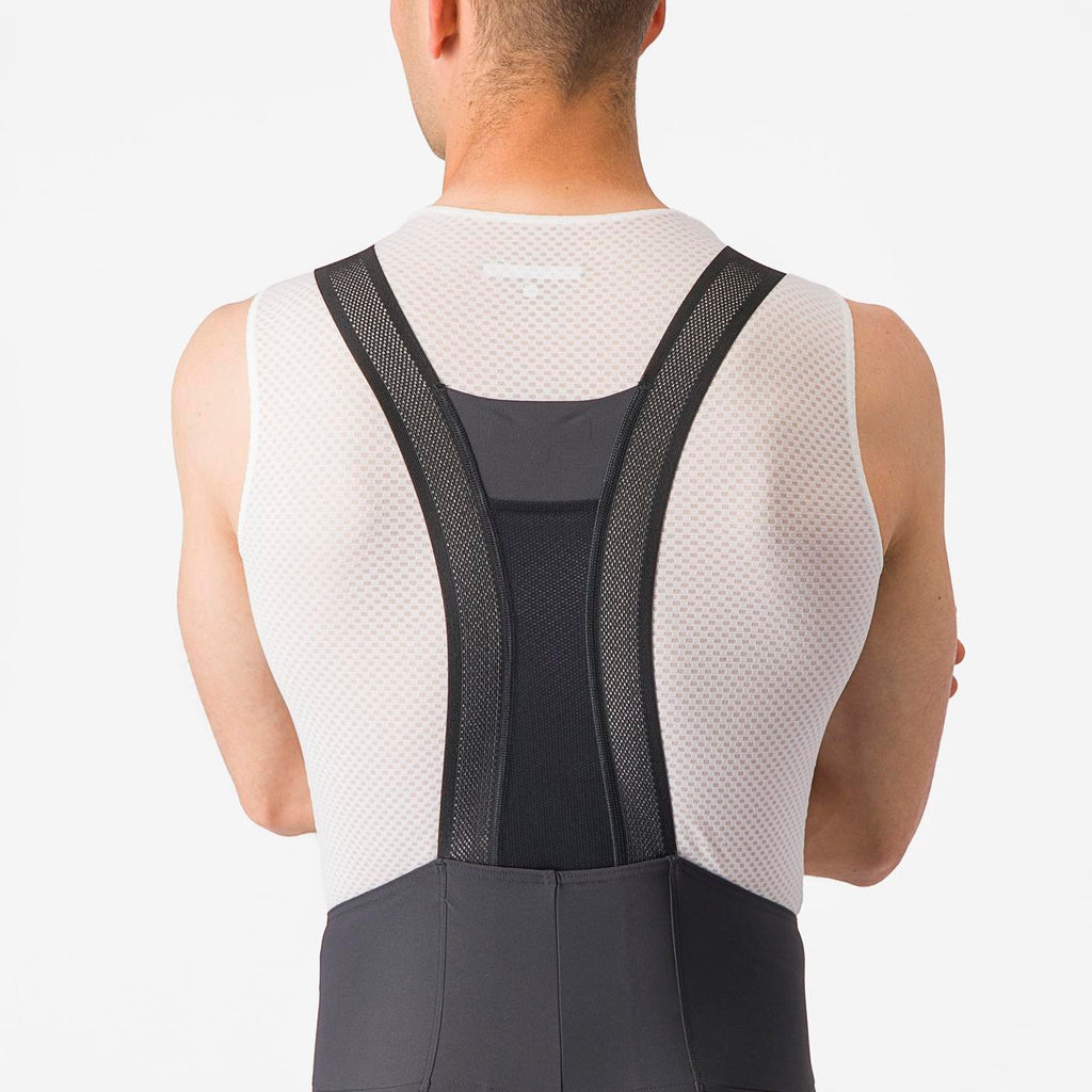 Calza Castelli Espresso Gris Oscuro con badana Progetto X2 Air Seamless para máxima comodidad en ruta