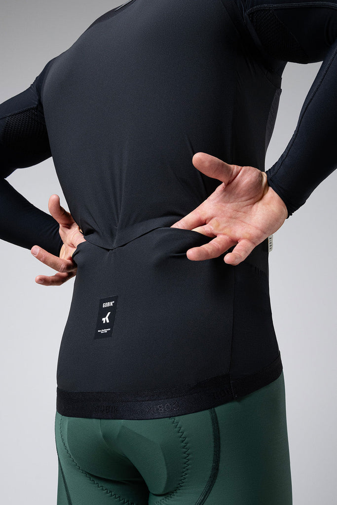 Chaleco Gobik Vector 2.0 Negro – diseño ligero y plegable para ciclistas exigentes