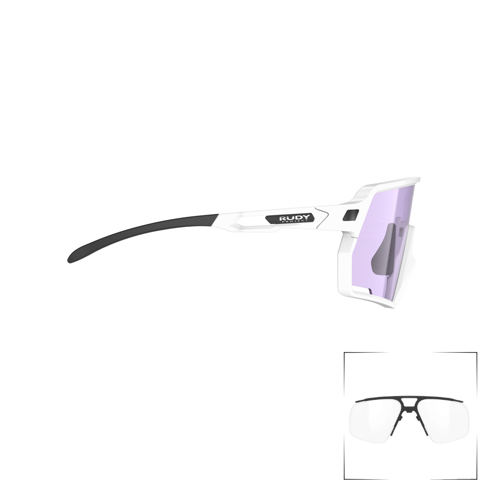 Lentes Rudy Project Kelion con inserto óptico, ideales para mejorar la visión durante actividades deportivas.