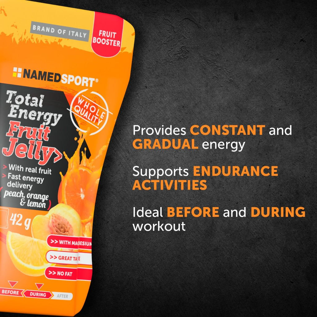 Jelly Namedsport Total Energy Fruit Jelly Peach, Orange and Lemon 42g
