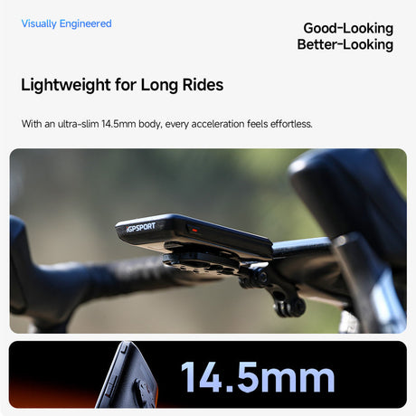 Ciclocomputador iGPSPORT BiNavi Pantalla Táctil tamaño