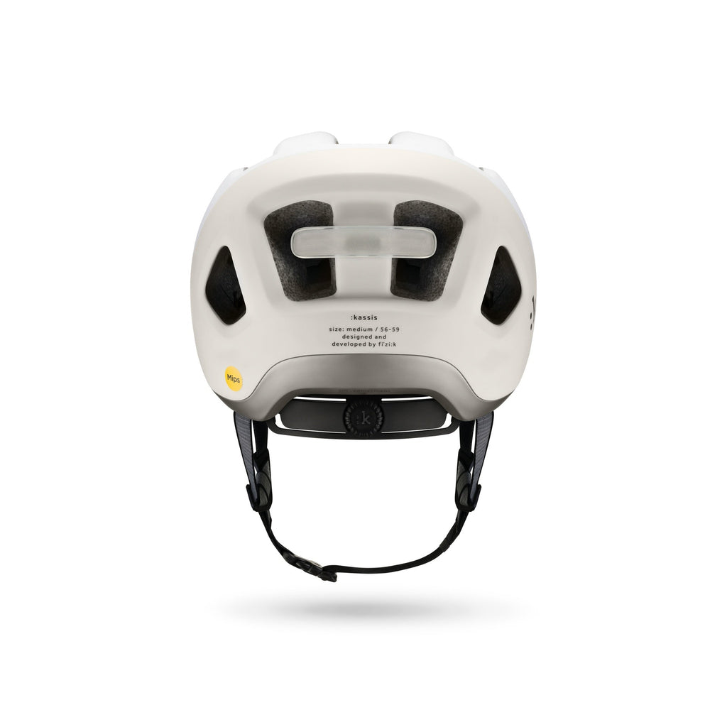 Detalle del sistema de ajuste ergonómico del casco Fizik Kàssis Mud/Sand