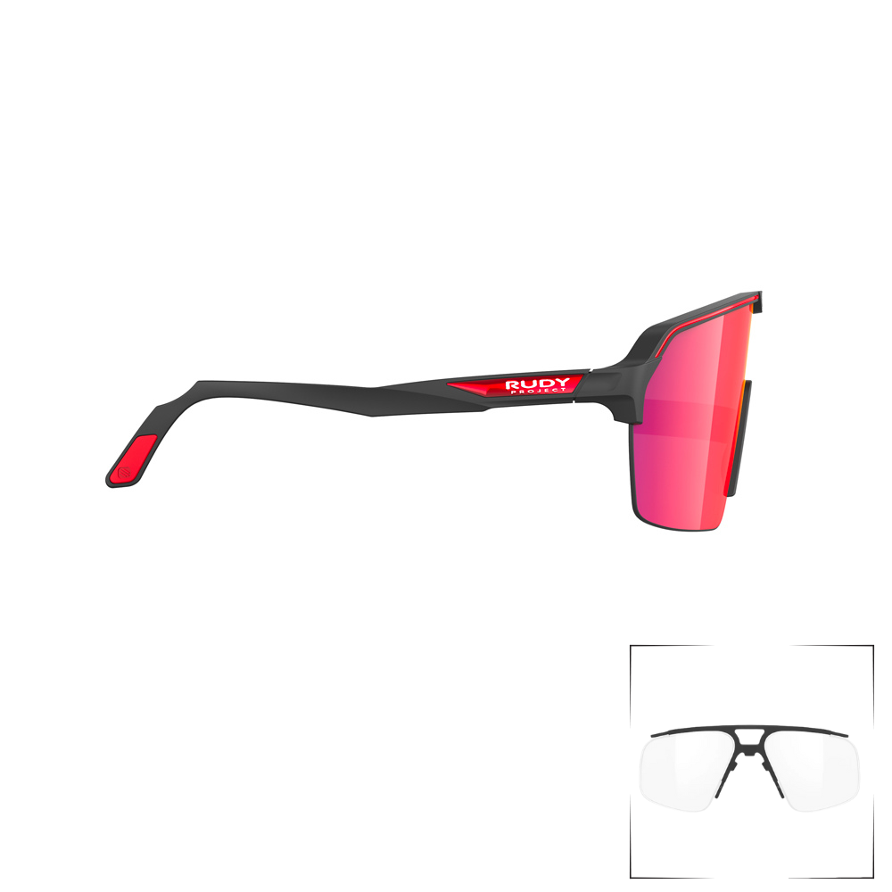 Lentes Rudy Project Spinshield Air con inserto óptico Rodenstock, perfecto para visión precisa.