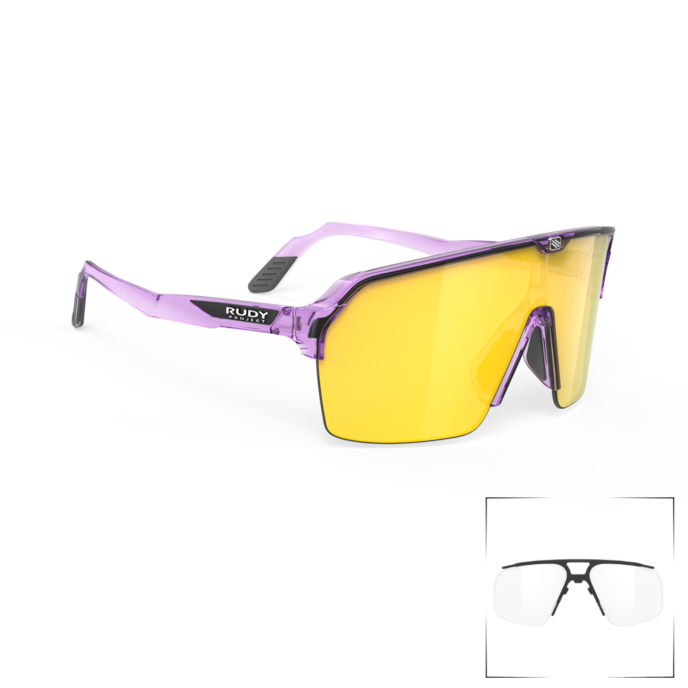 Lentes deportivos Rudy Project Spinshield Air con agarre antideslizante en las patas.