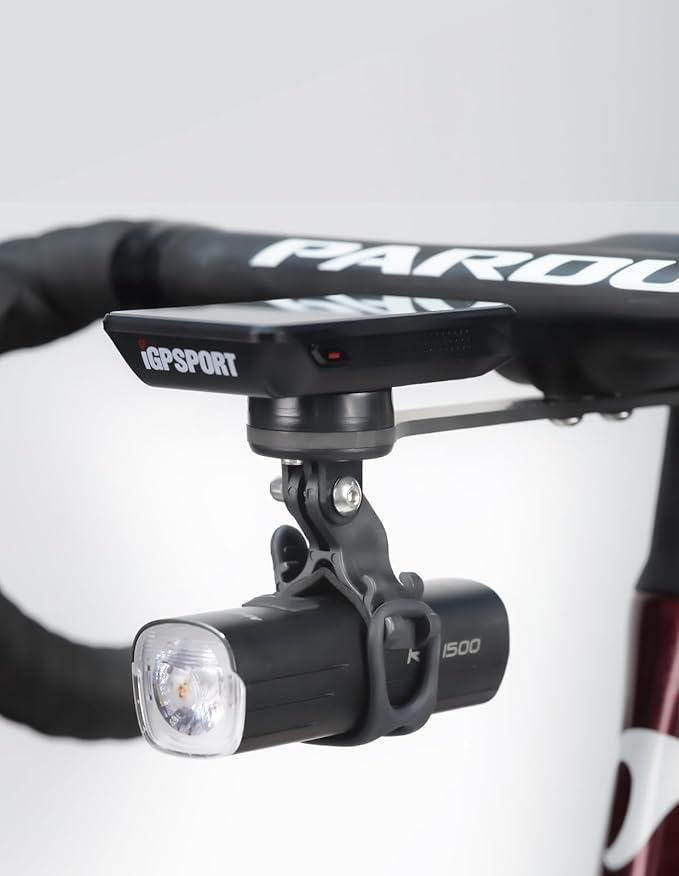 Soporte Aero Ciclocomputador iGPSPORT M82 con Adaptador S81 para Luz 