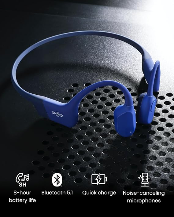 Audifonos Bluetooth Shokz OpenRun Azul Características