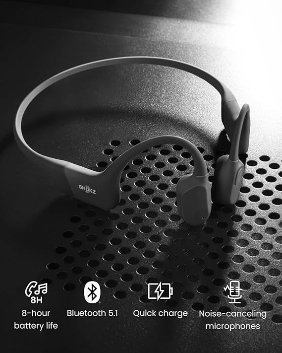 Audifonos Bluetooth Shokz OpenRun Negro Deportivos