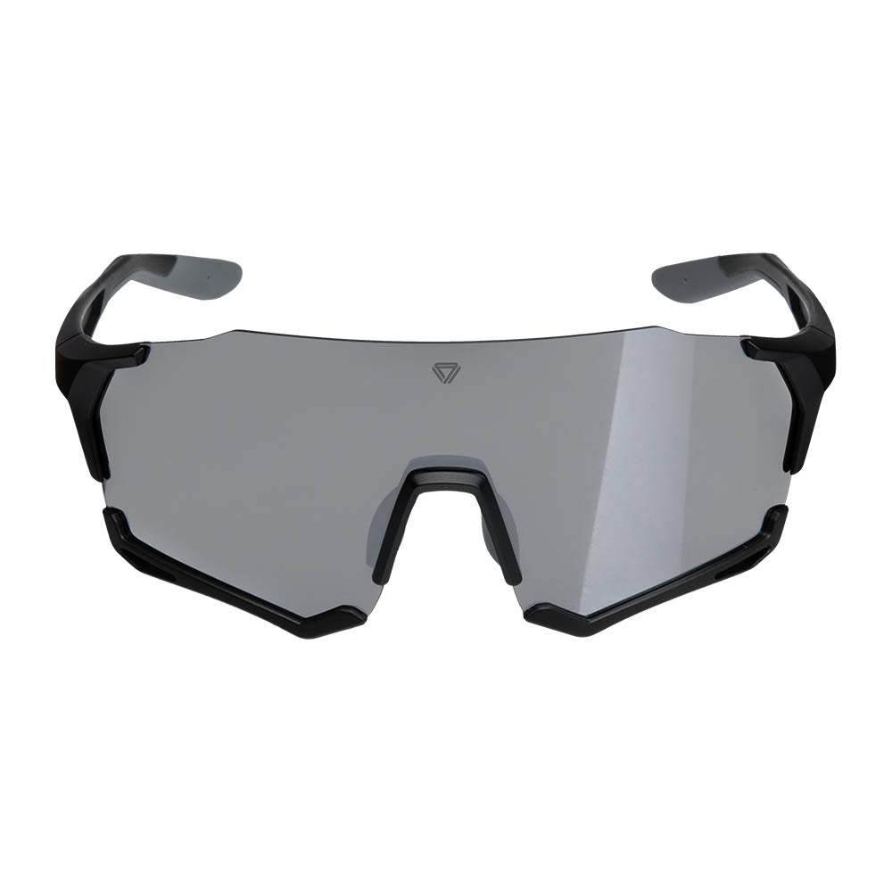 Anteojos Deportivos GW Faster Marco Negro Lente Gris SERJAF Cycling Chile