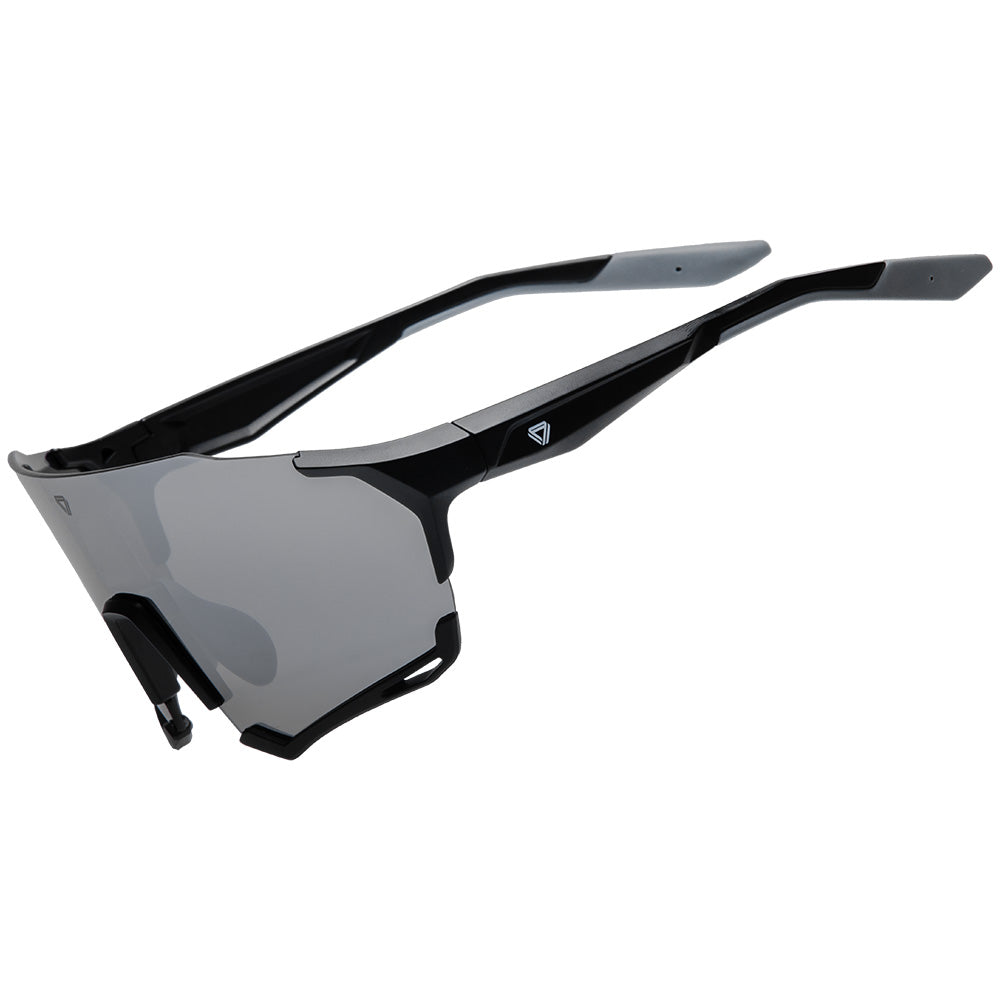 Lentes Deportivos GW Faster Marco Negro Lente Gris envío a todo Chile