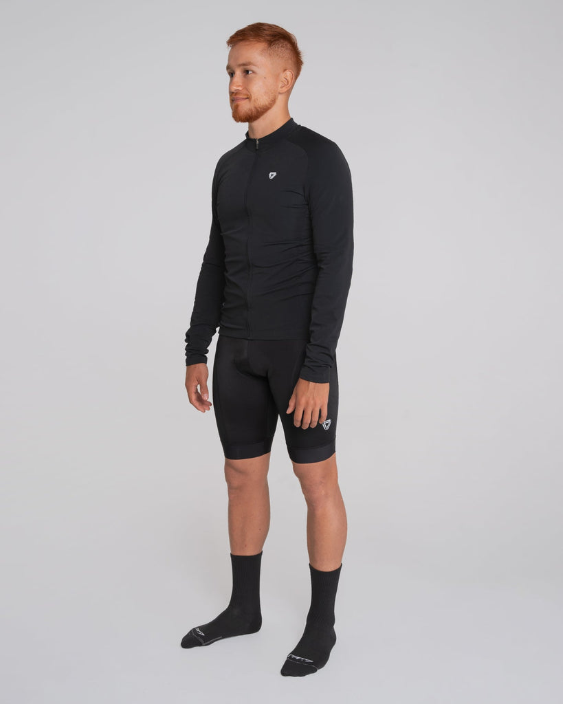 Chaqueta Térmica Ciclismo Unisex GW Negra Serjaf Cycling Providencia