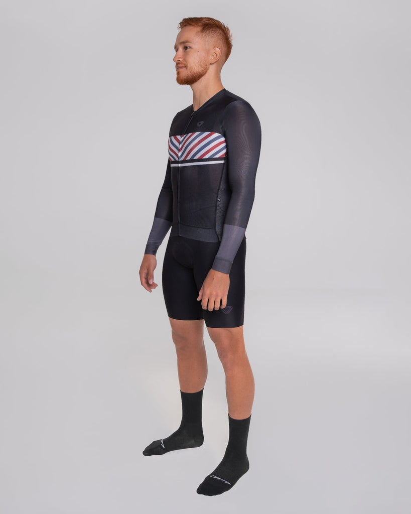 Tricota Rutera Ciclismo Hombre Manga Larga GW Negro en Providencia
