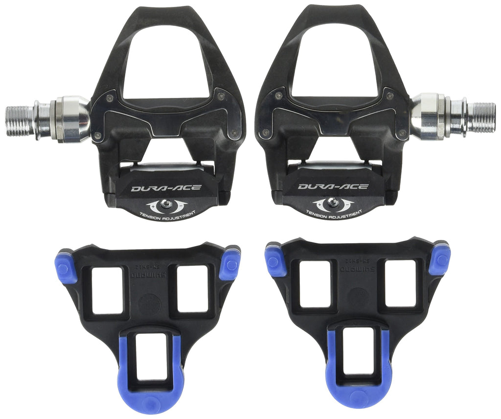 Pedales Para Ruta Shimano PD-R9100 SPD-SL DURA-ACE con Calas con envío a regiones, serjaf cycling chile