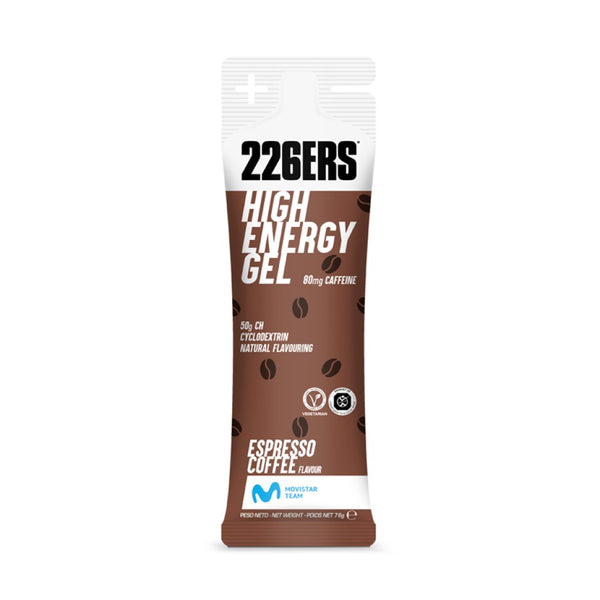 GEL 226ers HIGH ENERGY GEL 76 G EXPRESSO - 80 MG CAFEINA – SERJAF