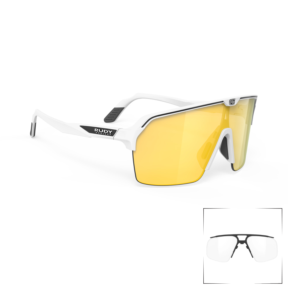 Lentes Spinshield Air Rudy Project con tecnología de visión periférica clara.