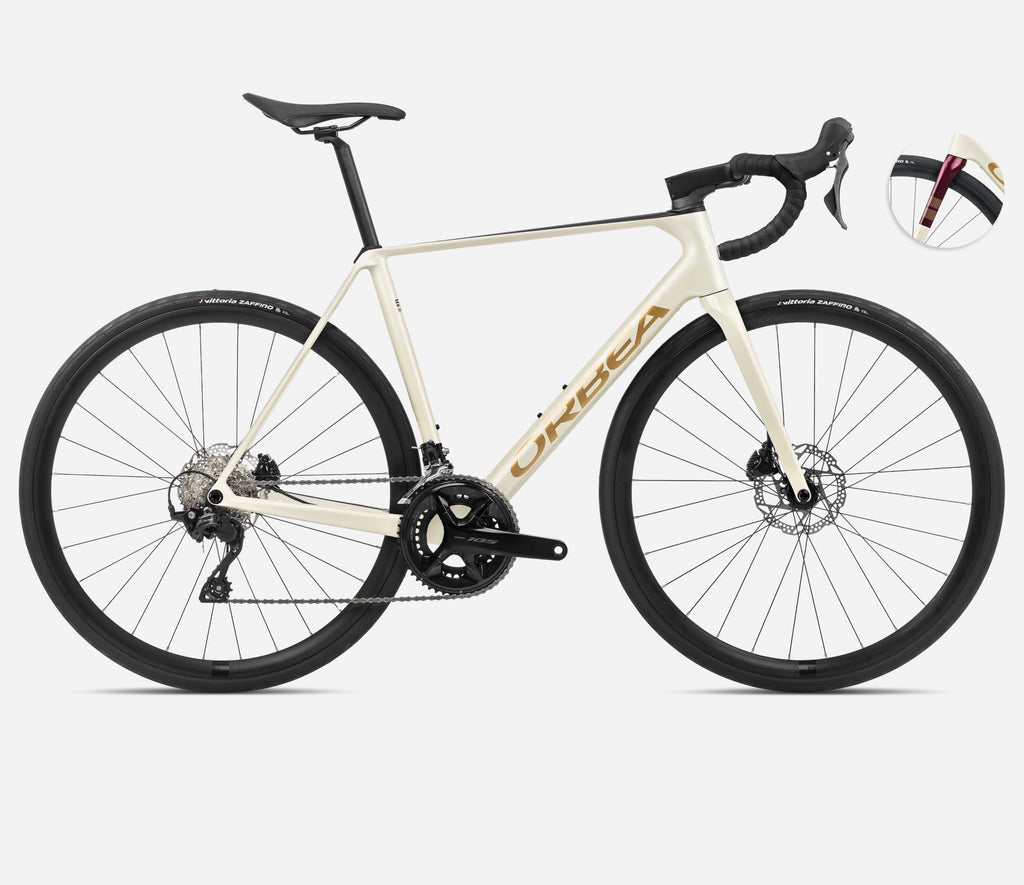 Comprar Bicicleta Orbea ORCA M30 Color Blanco Marfil Plato Shimano 105