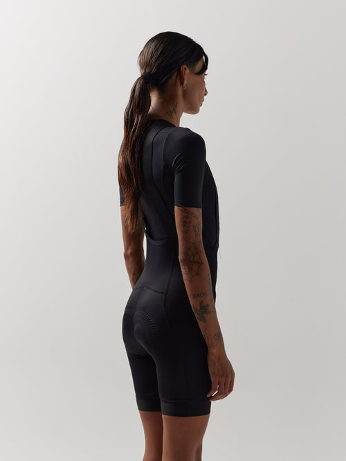 Calza Givelo ESSNTL Mujer Negro Tejido resistente para mayor durabilidad y calidez.