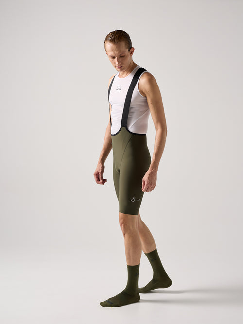 Calza Ciclismo de Alta Calidad Givelo HD PRO 2.0 Hombre Verde Oliva