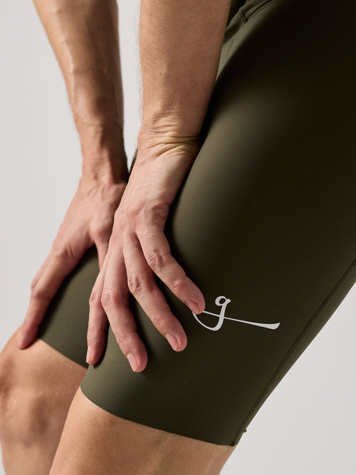 Calza Givelo HD PRO 2.0 Hombre Verde Oliva para alto rendimiento en la bicicleta