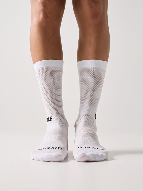 Calcetines Deportivos Givelo ULTRA DON'T SETTLE Blancos