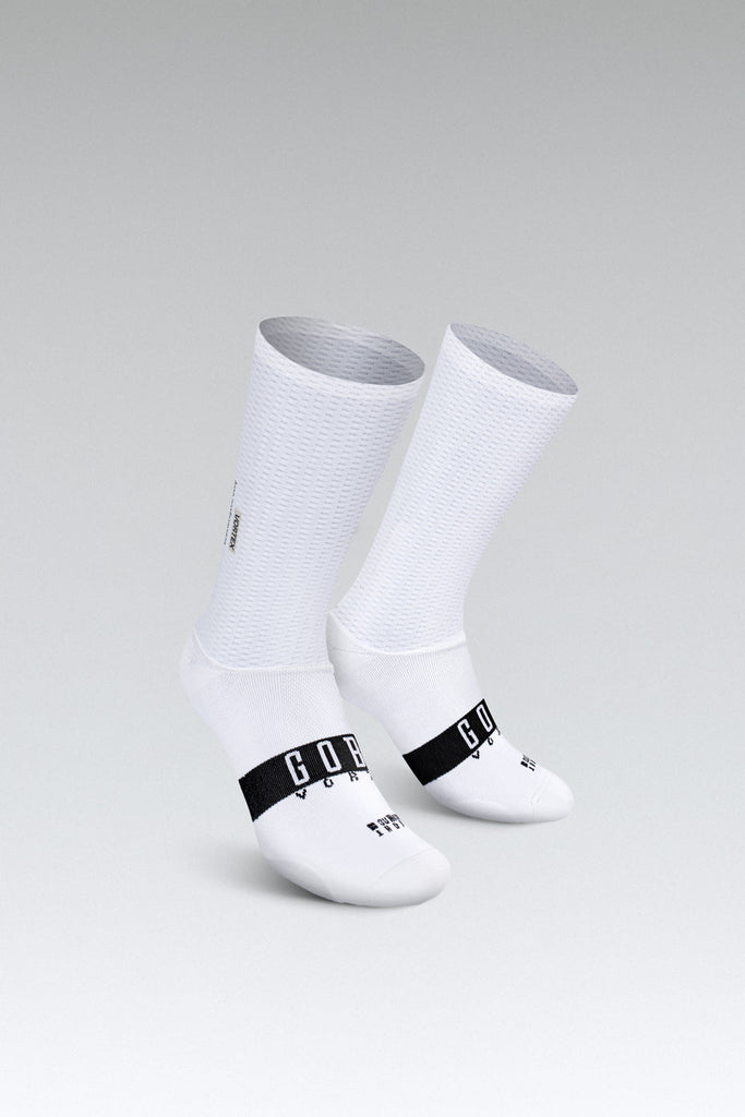 Calcetines Gobik vortex unisex salt color blanco SERJAF Cycling