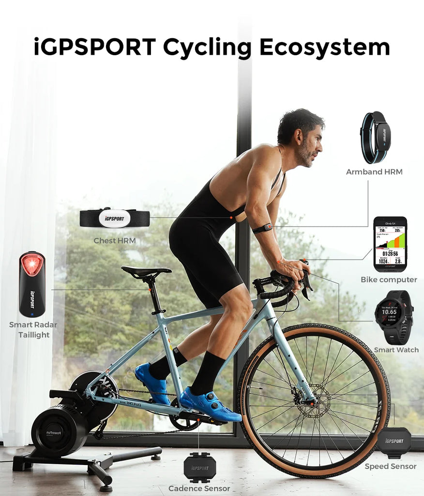 Ciclocomputador GPS iGPSPORT iGS800 Sensores