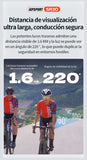 Especificaciones Luz Radar SR30 iGPSPORT Chile SERJAF Cycling 220 grados