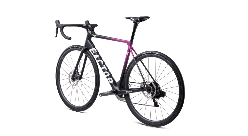 Bicicleta Factor O2 Con SRAM Force Midnight Pink Bicicleta profesional