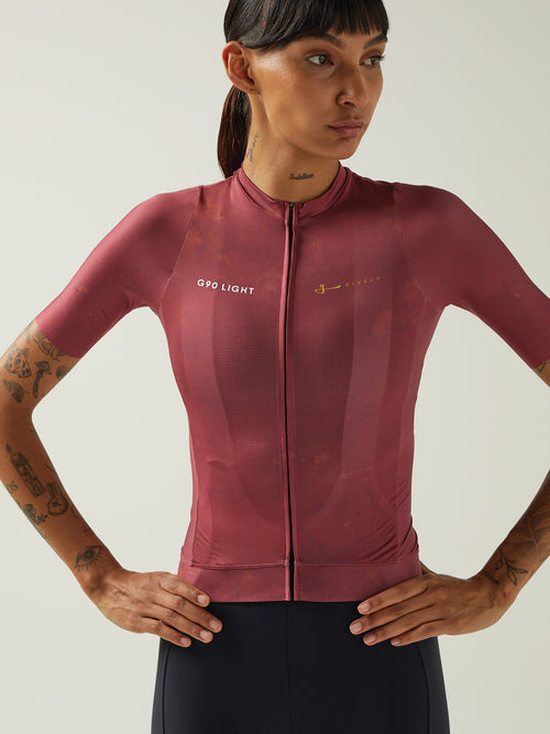 Tricota Mujer Ciclista Unisex Givelo G90 LIGHT GARNET