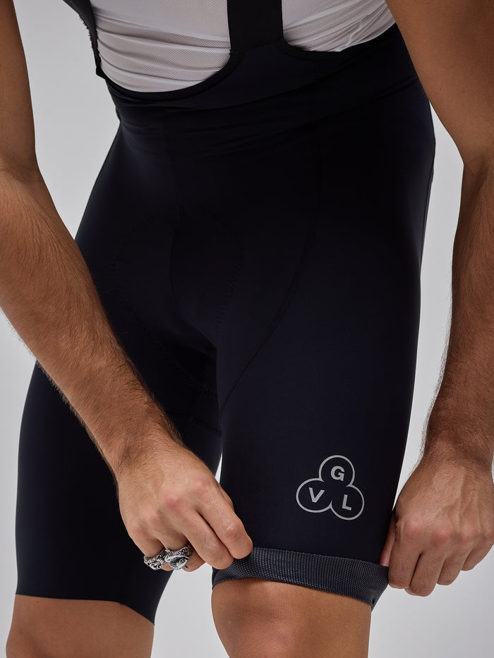 Calza de ciclismo Givelo negra para hombre, disponible en SERJAF Cycling con envío a todo Chile