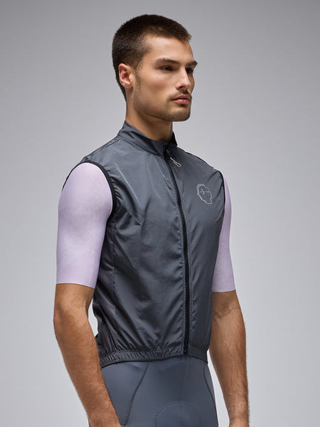 【 gypsohila 】Moco Moco Vest GREY CHALECO CORTAVIENTOS GIVELO ESSNTL UNISEX QUICK-FREE GRIS – SERJAF