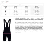 Guia Tallas Calzas Mujer Go Rigo Go SERJAF Cycling Chile