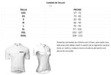 Guia Tallas Tricota KM100 Go Rigo Go SERJAF Cycling Chile