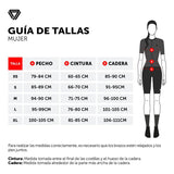 Guia de tallas Mujer Ropa GW Ciclismo SERJAF Cycling Chile