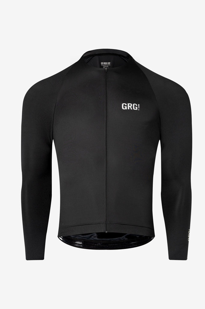 Tricota Ciclismo Go Rigo Go KM100 Manga Larga Negra en SERJAF Cycling Chile