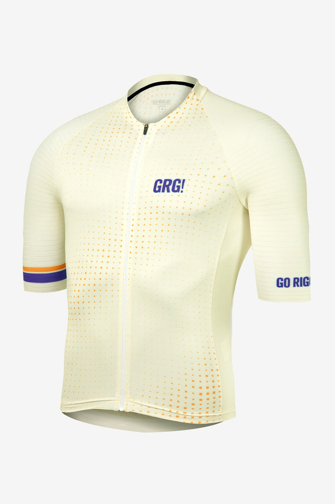 Tricota color claro de Ciclismo Go Rigo Go! KM100 Vintage - Unisex