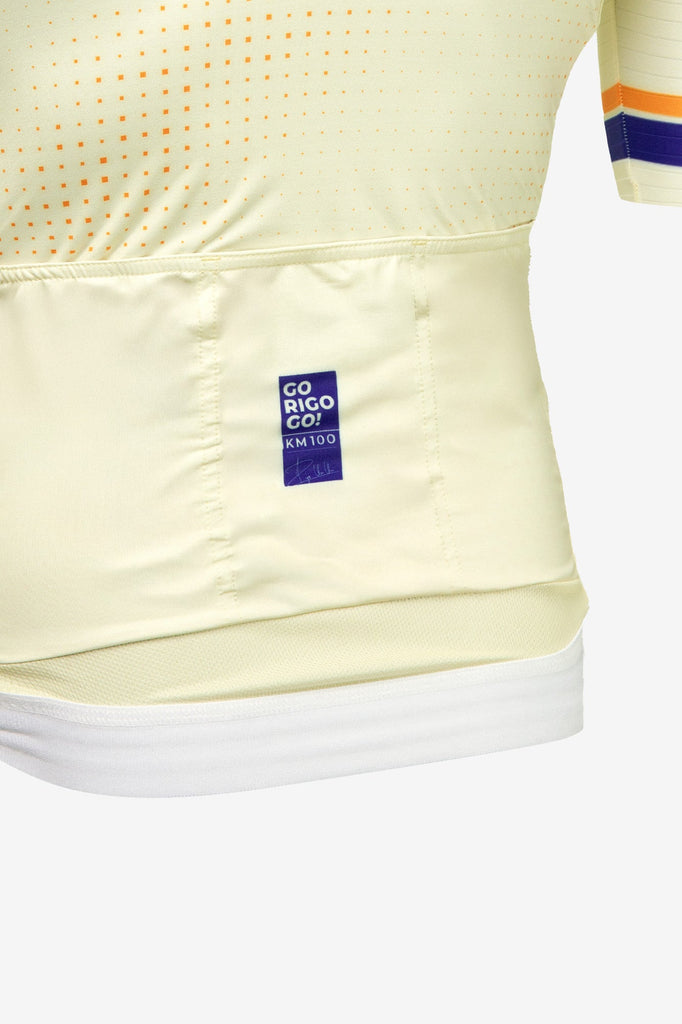 Tricota de Ciclismo Go Rigo Go! KM100 Vintage - Unisex con bolsillos envío a todo el país