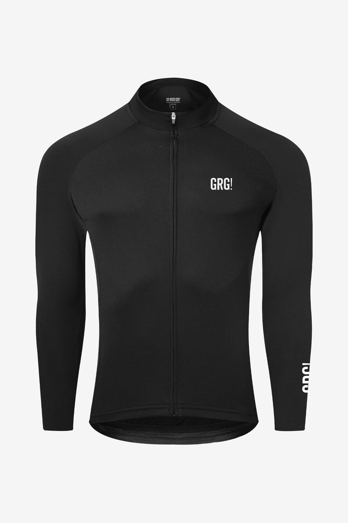 Ver Tricota Ciclismo Go Rigo Go KM80 Manga Larga Negra