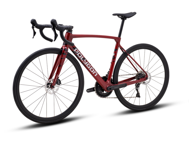 Bicicleta Ruta Polygon Strattos S7D Red/Blk con Shimano 105 de 12 velocidades