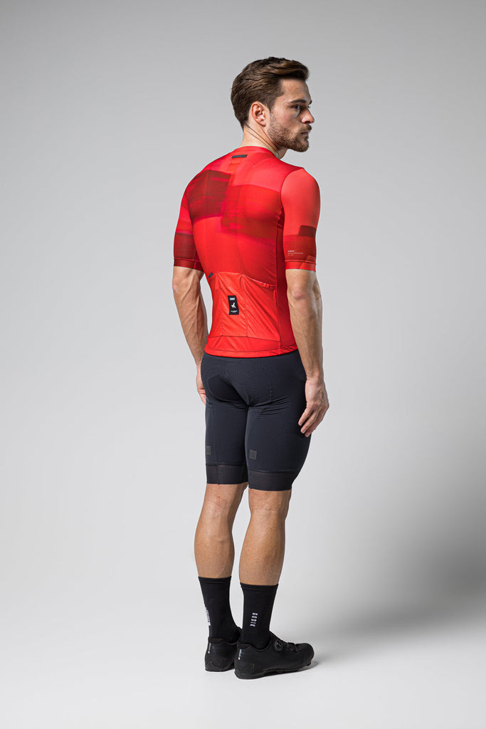 Estilo tricota ciclismo gobik manga corta stark hombre roja SERJAF Cycling