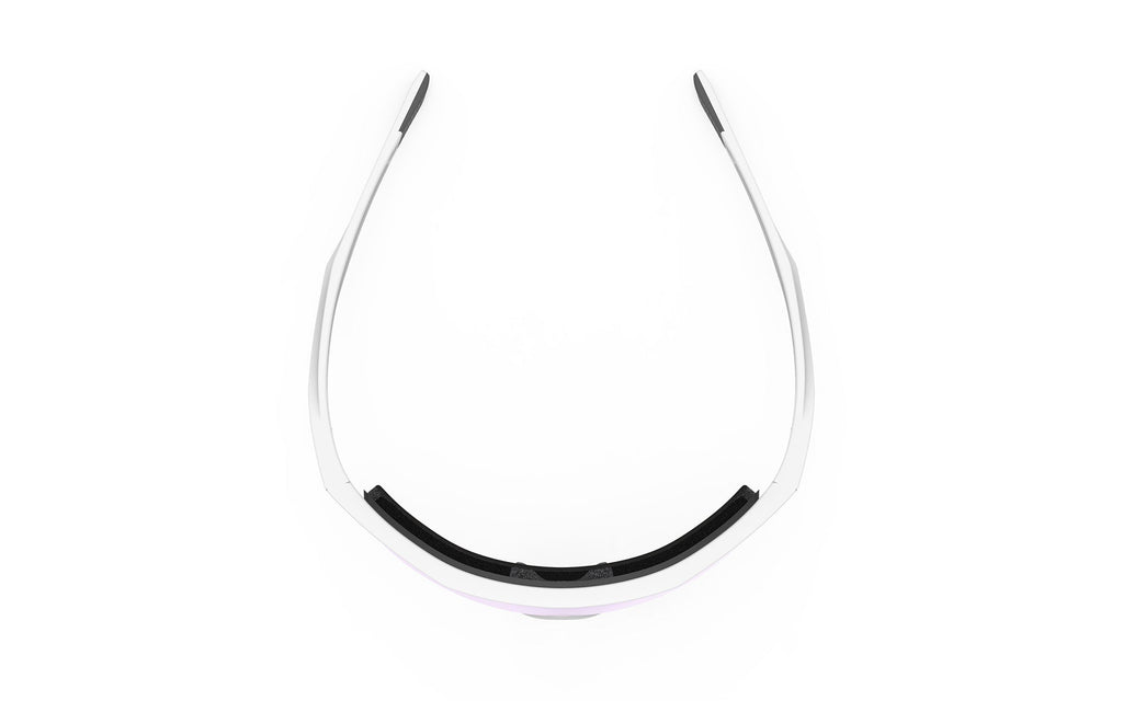 Anteojos Turbolence con lentes espejados y cordón ajustable.
