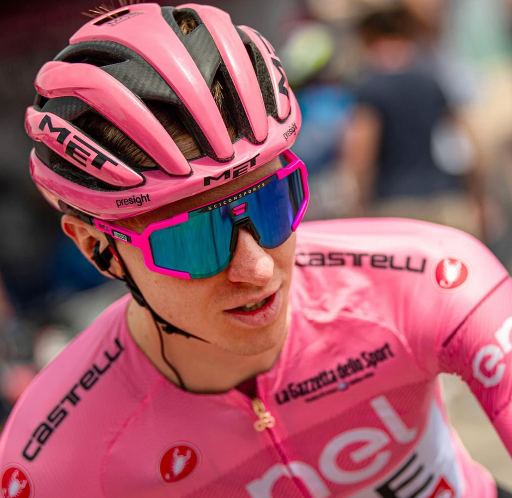 Lentes Scicon Aeroscope Sunglasses Pink Fluo (Giro D´Italia Special Edition) Pogacar