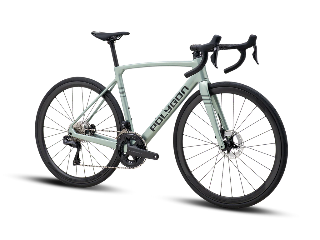 Alto rendimiento con la Bicicleta de Ruta Polygon Strattos Carbon S8X Sage Green con Ultegra Di2 12V
