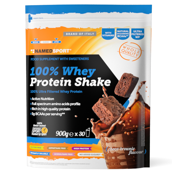 Comprar 100% Whey Proteina Shake 908g Sabor Choco Brownie Namedsport Chile