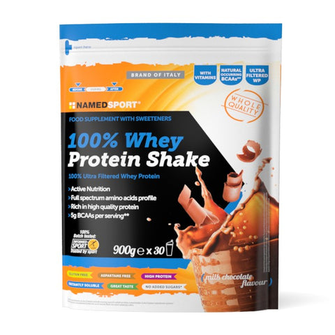 Proteína en Polvo 100% Whey Protein Shake 900g NAMEDSPORT