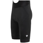 Detalle Calza Ciclista Pofesional Negra GW Fit Pro Badana Italiana