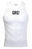 Camiseta Interior Ciclista Go Rigo Go GRG! Blanca