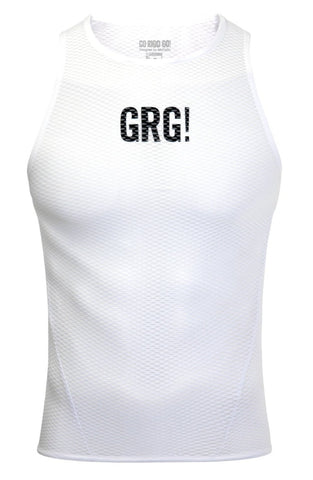Camiseta Interior Ciclista Go Rigo Go GRG! Blanca
