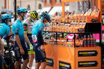 Ciclistas Astana hidratación alimentacion  Namedsport